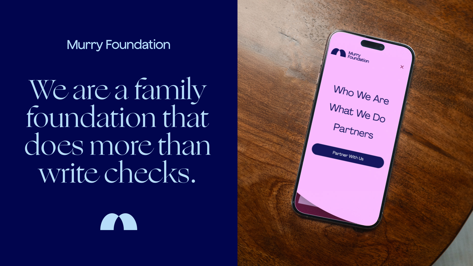 Murry Foundation Mobile Mockup